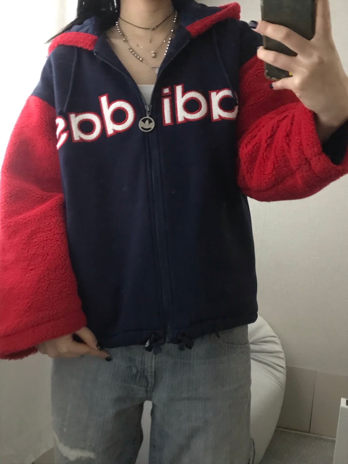 아디다스 빅로고 누빔 점퍼 상품이미지5