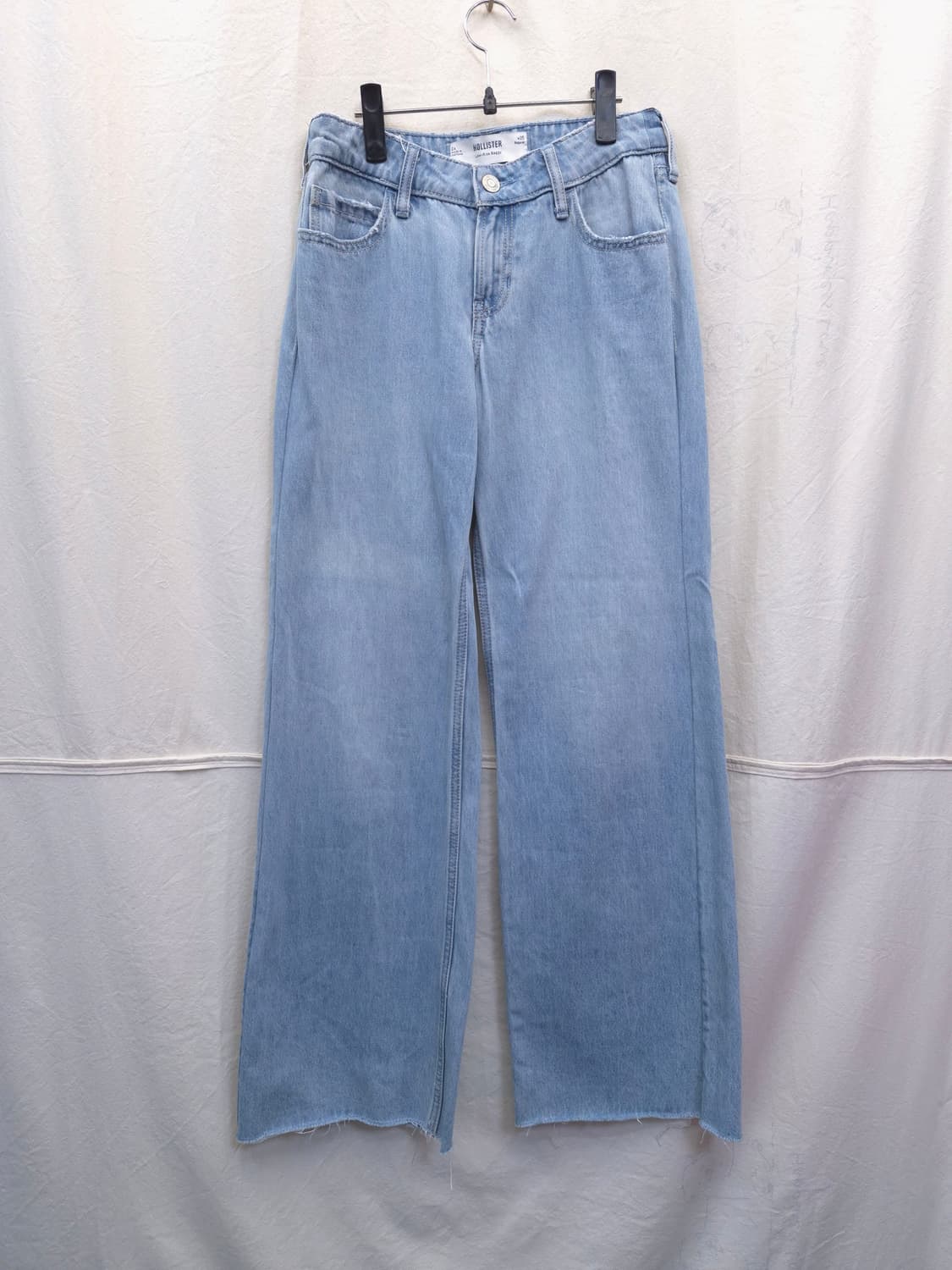홀리스터 연청 와이드 데님 팬츠 상품이미지1