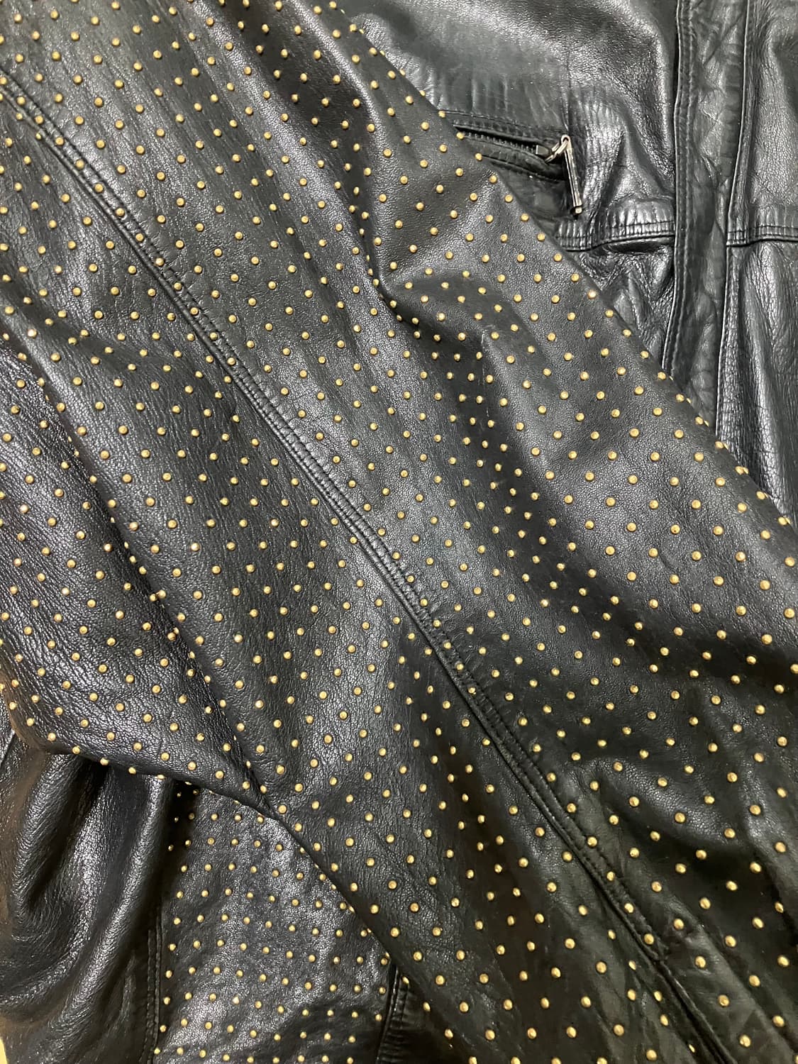 Gianni versace 베르사체 쿠틔르 골드 스터드 모토 자켓 상품이미지4