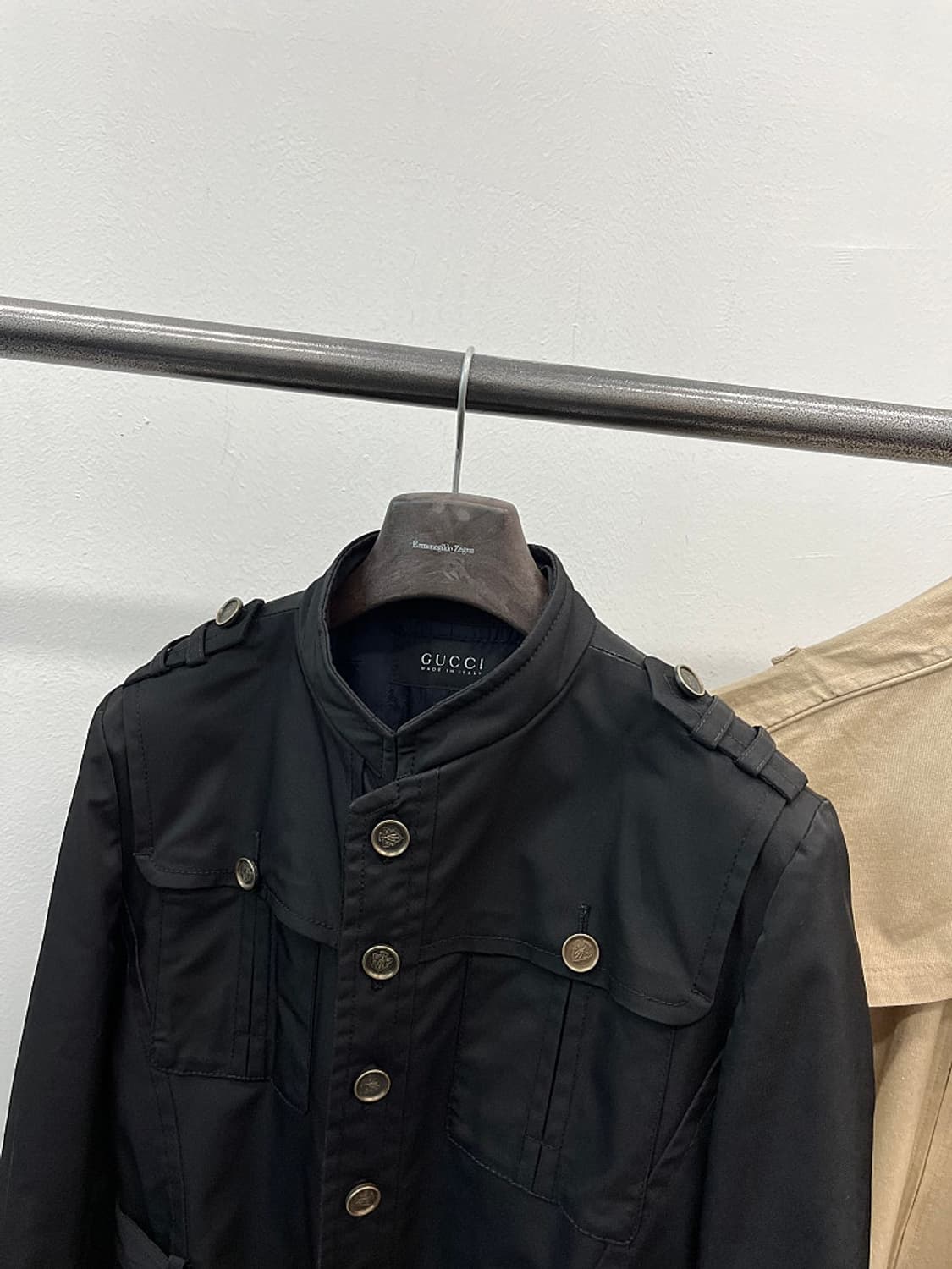 슬림100) 구찌 톰포드 벨티드 자켓  상품이미지2