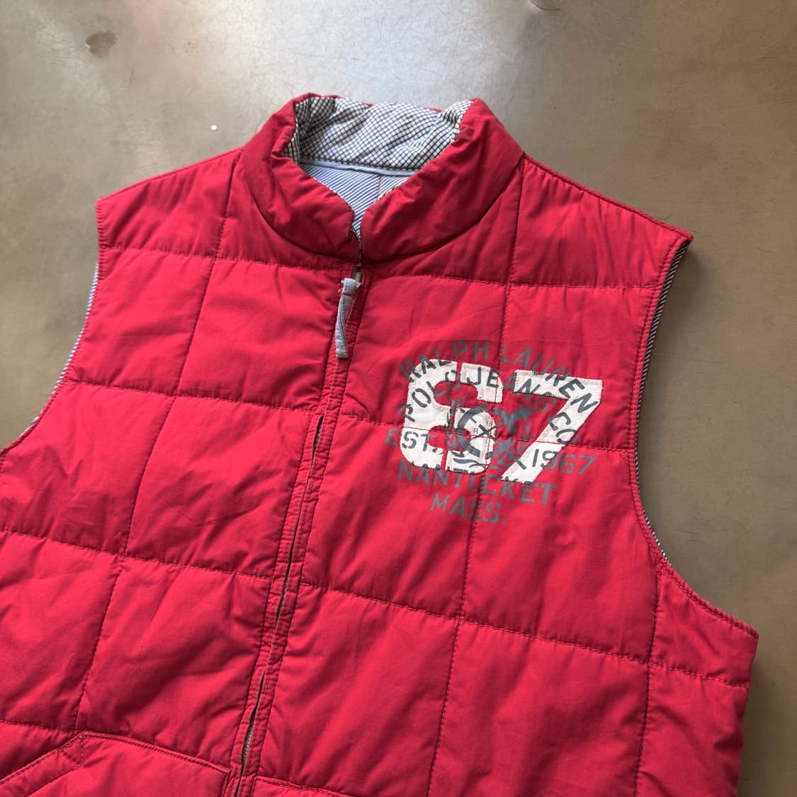 폴로 진스 퀄팅 베스트 상품이미지3