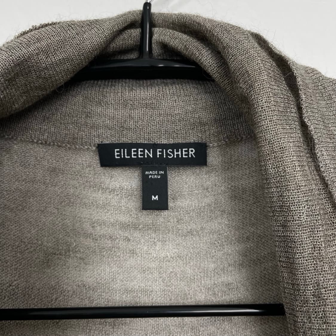에일린 피셔 EILEEN FISHER 베이비알파카 실크 오픈 가디건 M 상품이미지2