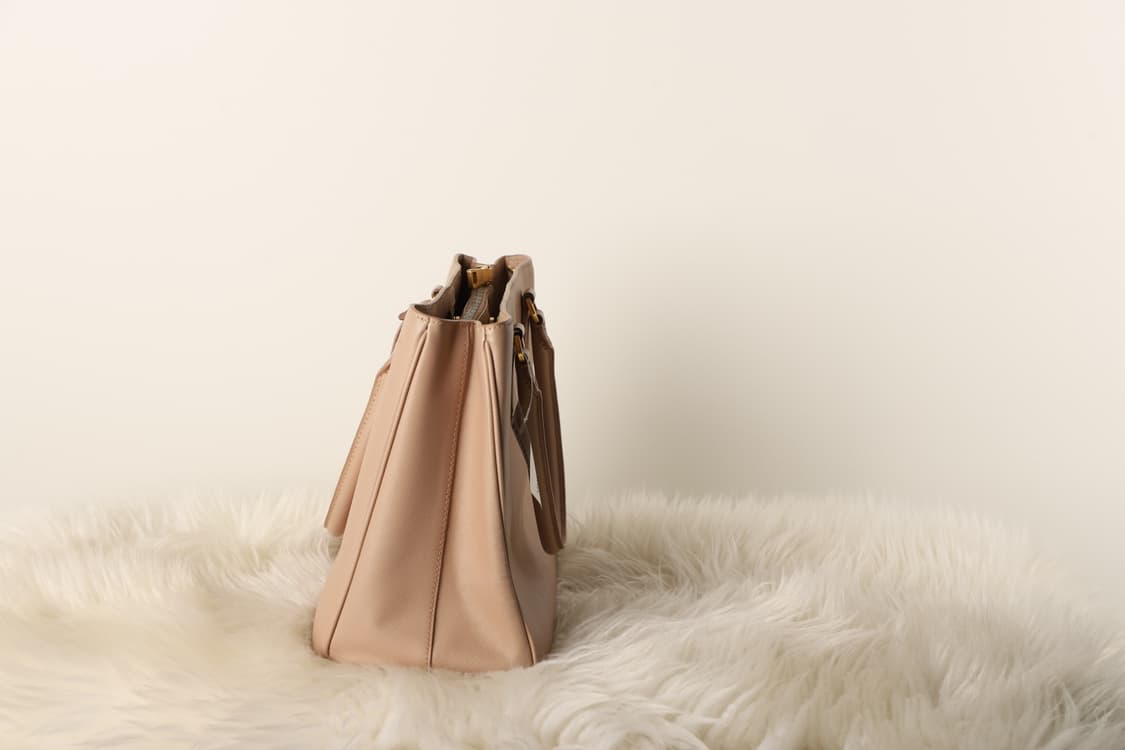 프라다 갤러리아 사피아노 미디움 토트백 핑크베이지 상품이미지7