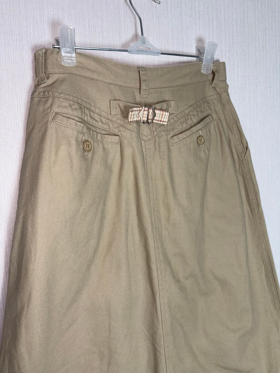 베이지 코튼 롱 스커트 상품이미지9