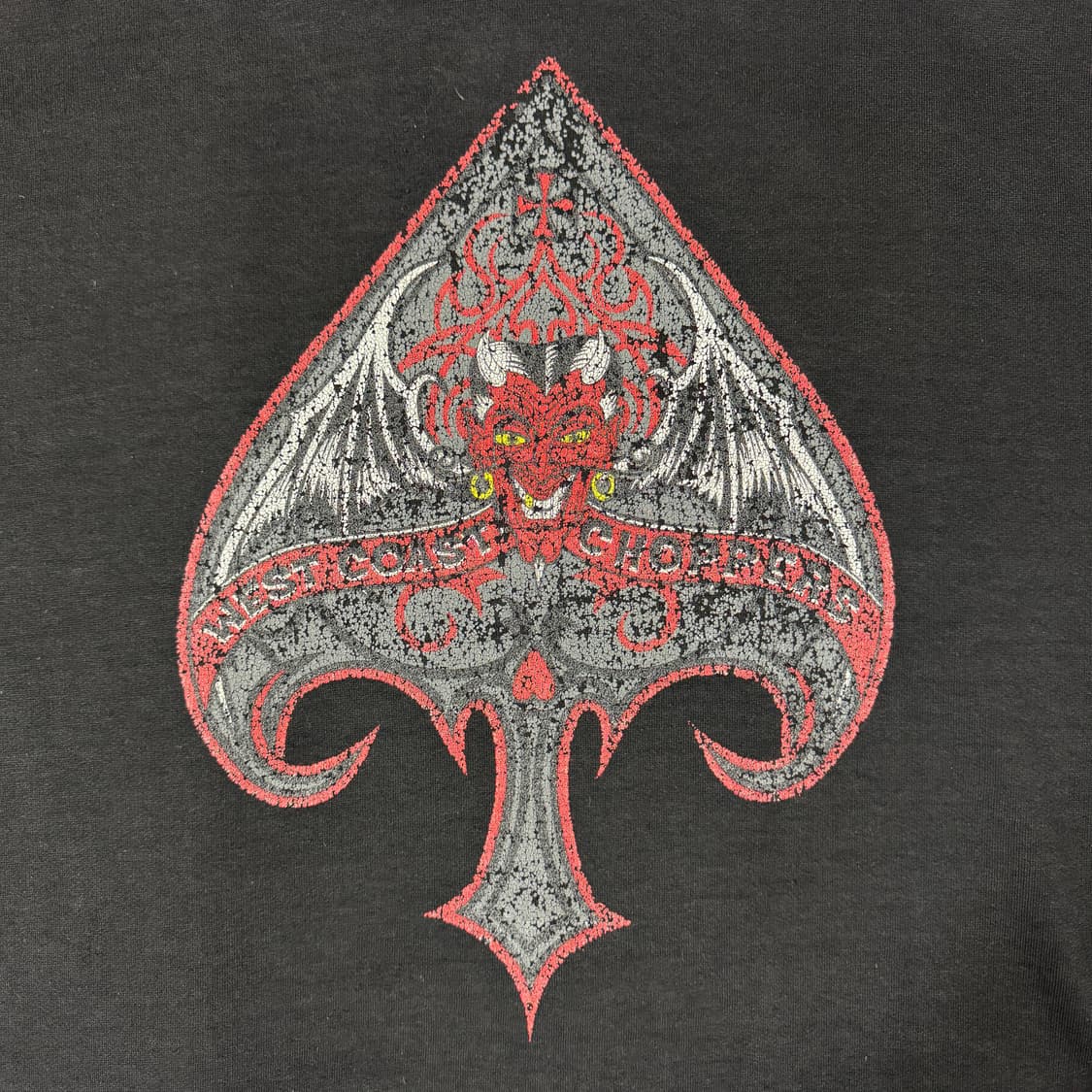 빈티지 West Coast Choppers 웨스트코스트차퍼스 데빌 후드 상품이미지6