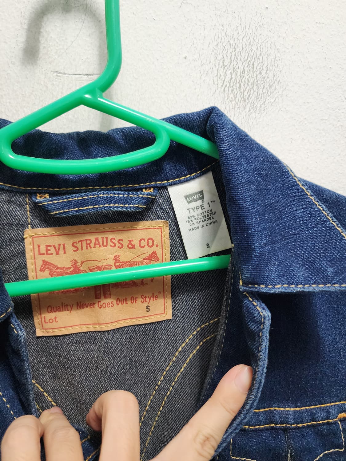 리바이스 TYPE1 데님 민소매 원피스 상품이미지4