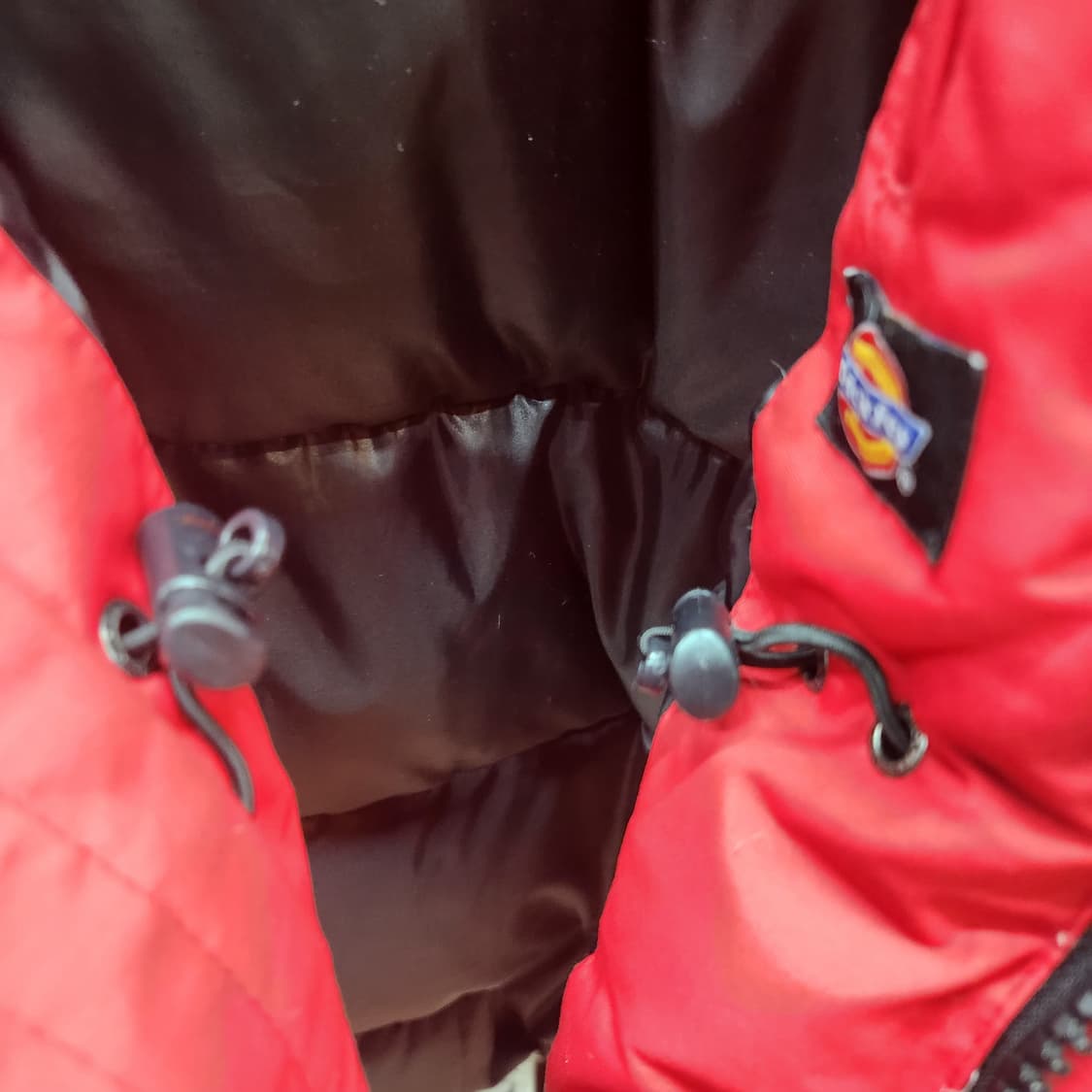 디키즈 사이드포켓로고 멀티포켓 덕다운 후드패딩 M(XL) 상품이미지6