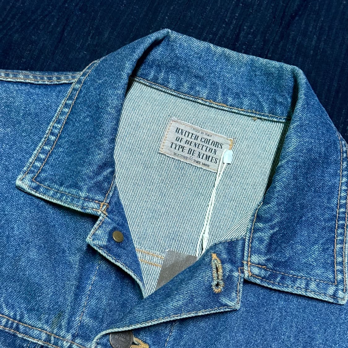 유나이티드 컬러 오브 베네통 데님 트러커 자켓 46 상품이미지2