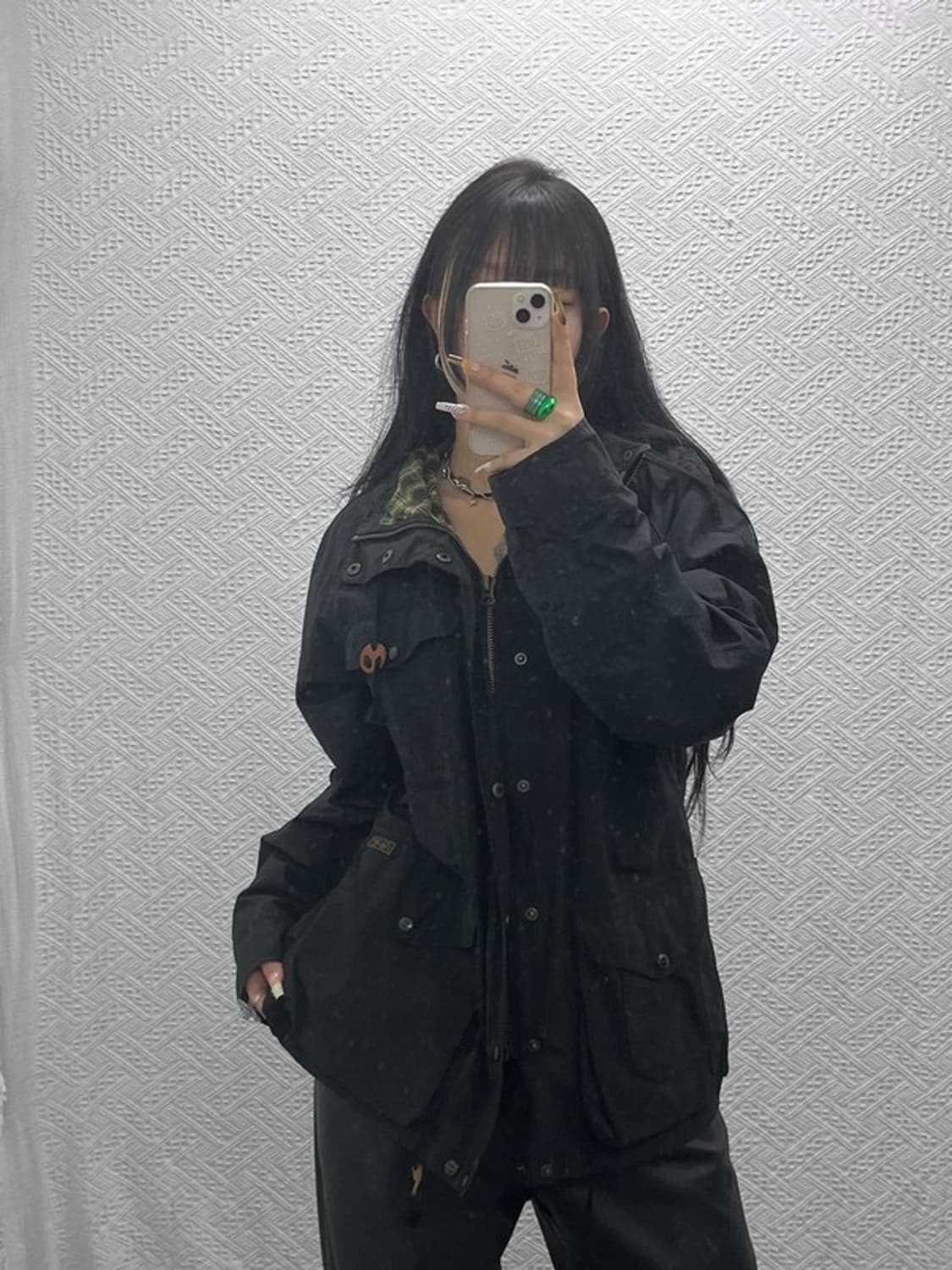 폴로 랄프로렌 빈티지 타탄체크 마운틴 트러커 야상 자켓 L C08006 상품이미지1