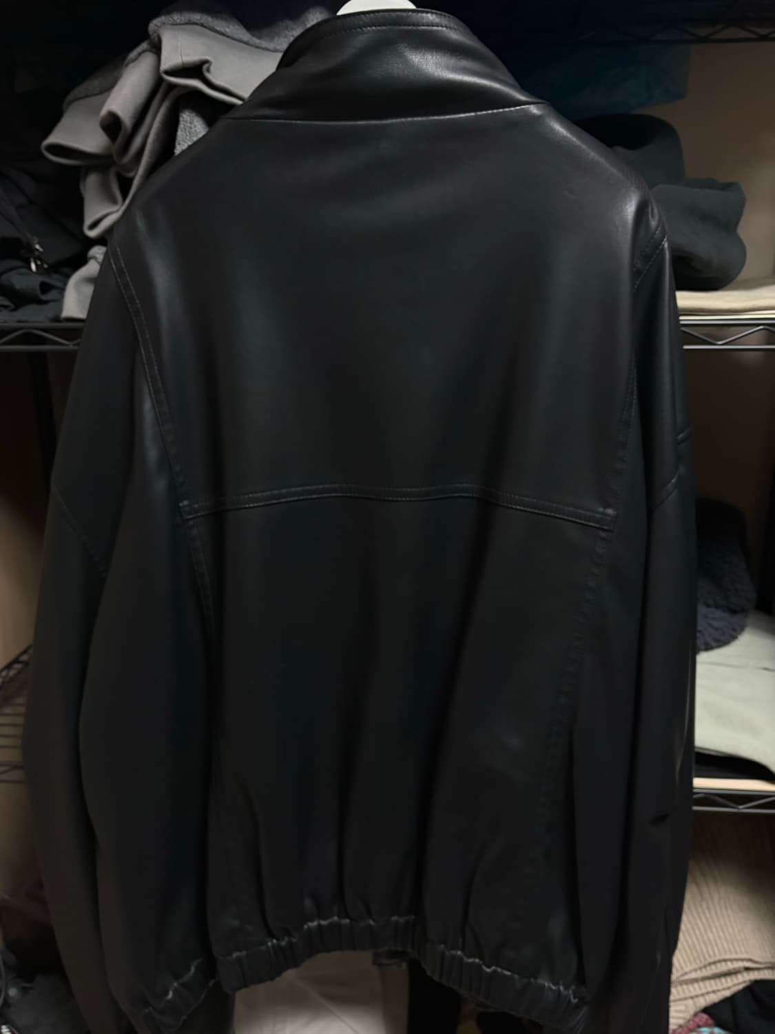 알렌느 에코레더 자켓 L사이즈 상품이미지4