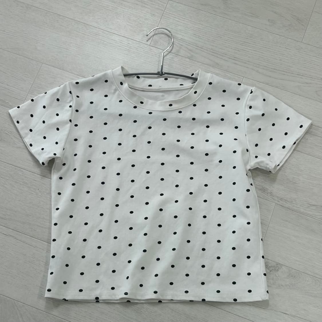도트 티셔츠 화이트 상품이미지1