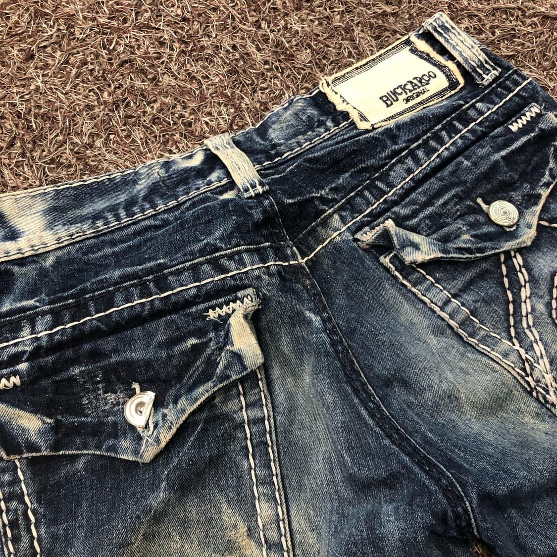 버커루 워싱 데님 팬츠 상품이미지5