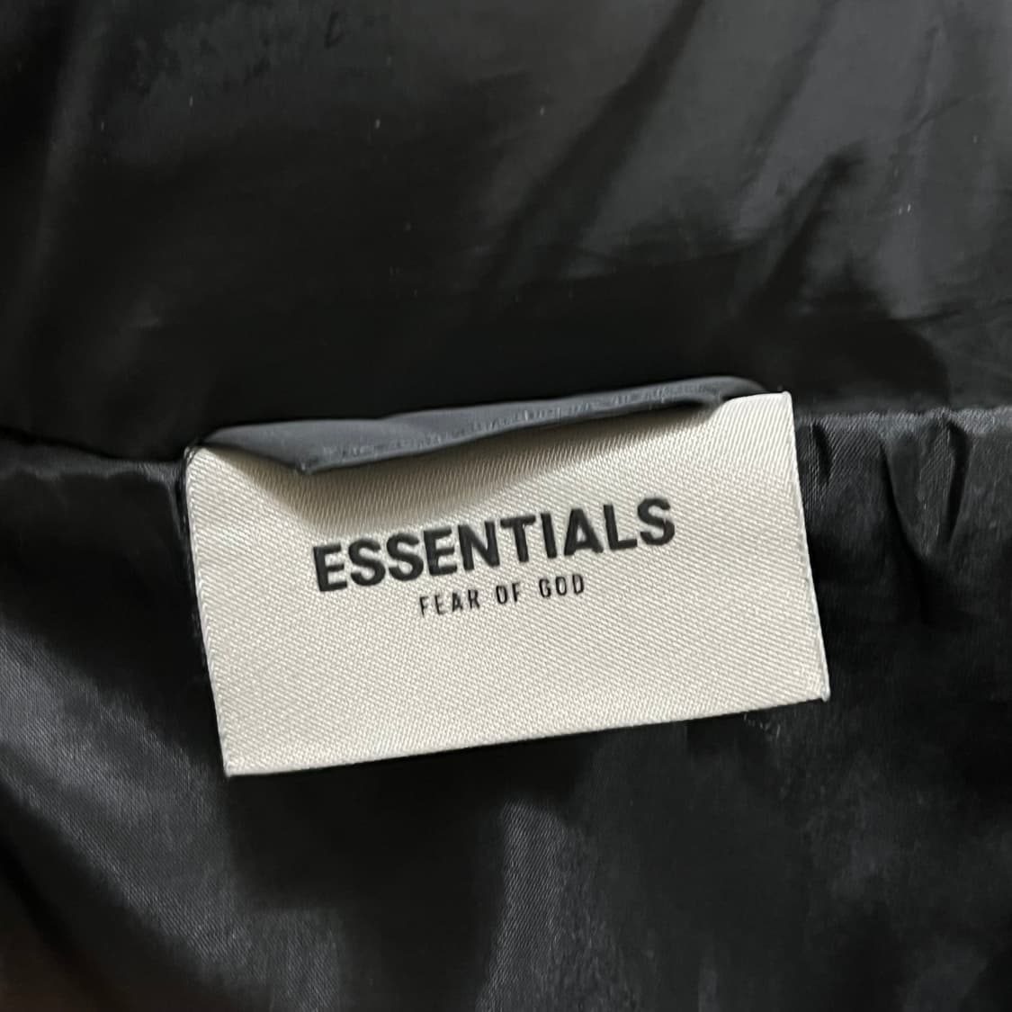 피어오브갓 에센셜 리플렉티브 스탠드넥 푸퍼패딩 점퍼 [그레이] M/95 상품이미지4