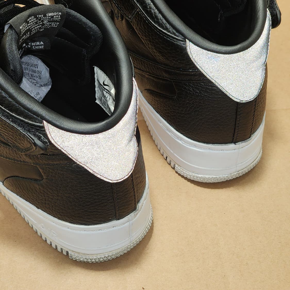 나이키랩 에어포스원 미드 블랙 상품이미지5