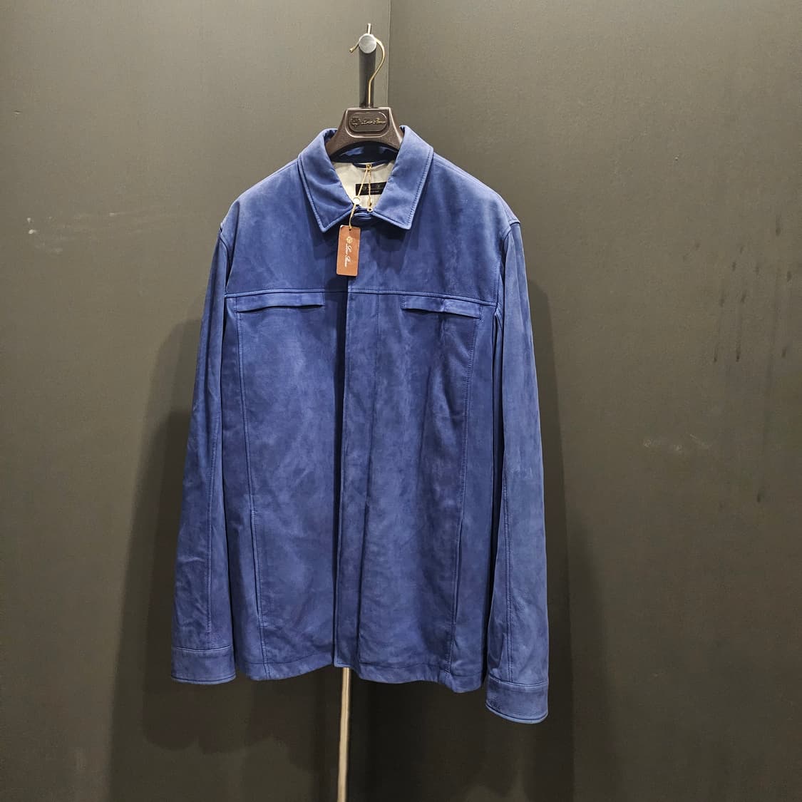 로로피아나 램스킨스웨이드 로어드 셔츠자켓 상품이미지1