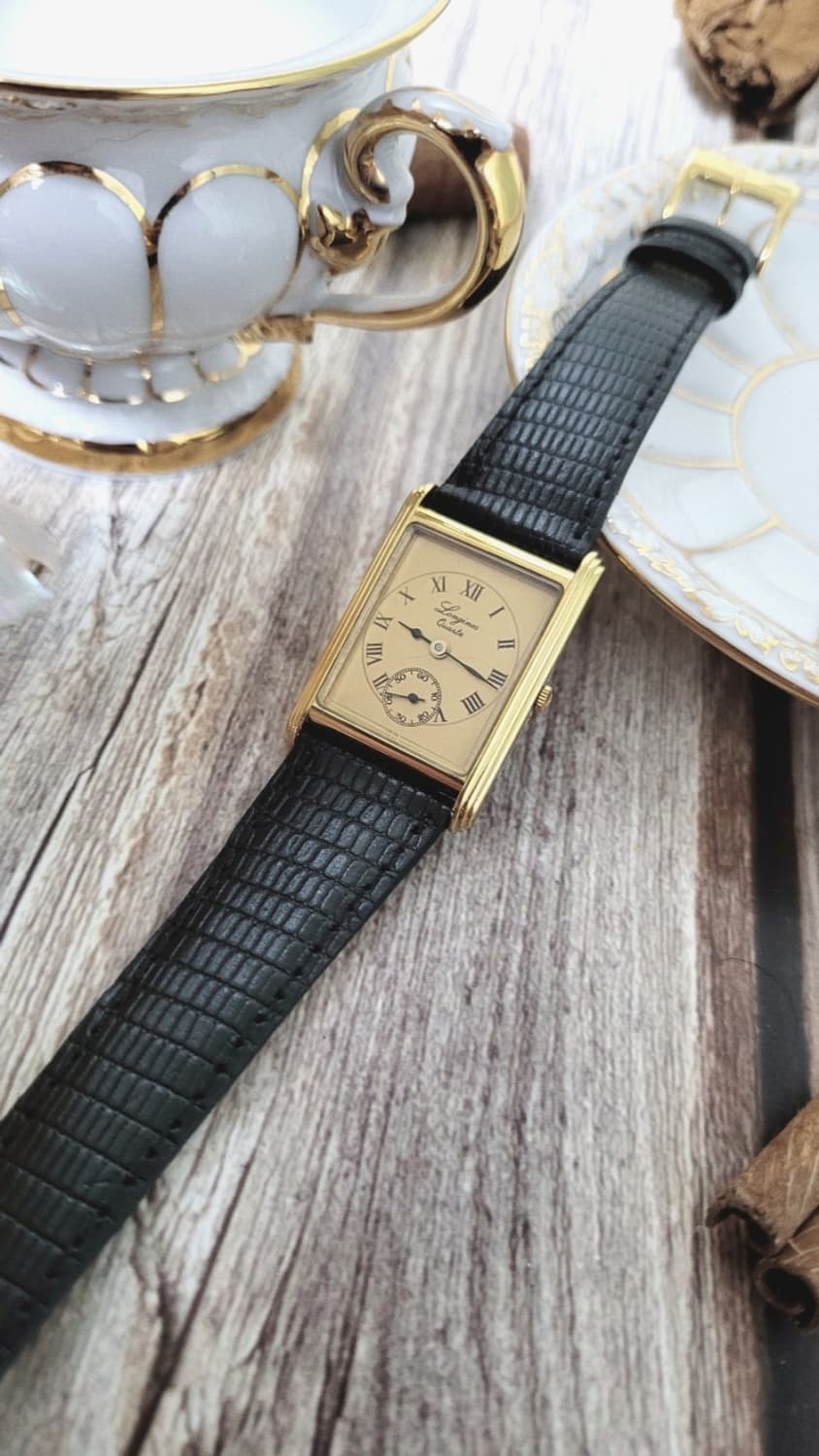 정품 론진 150주년  탱크 클래식 남성용 쿼츠시계 상품이미지5