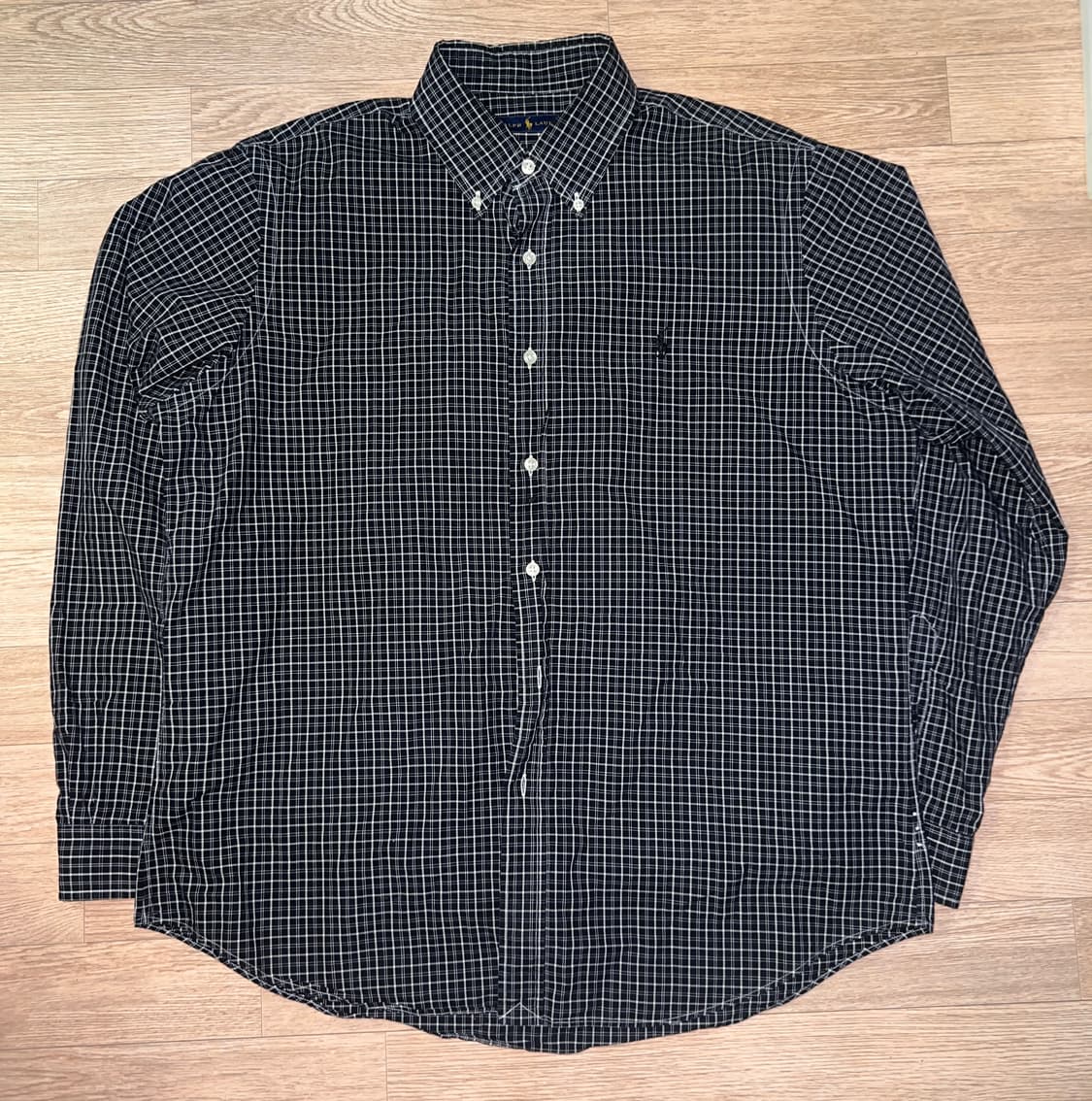 Polo Ralph Lauren 블랙 체크 셔츠 상품이미지3