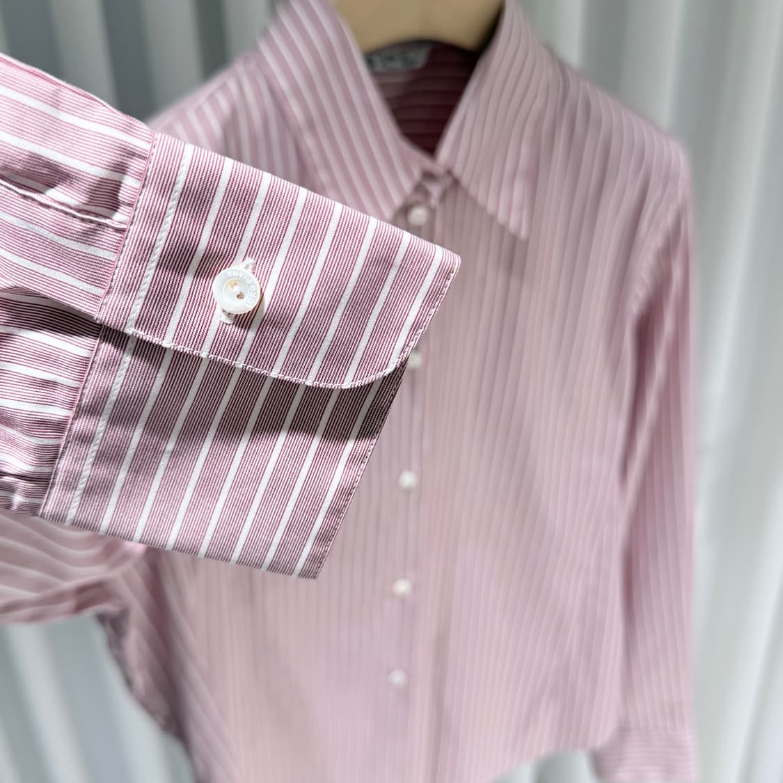 (A+/46) / 로로피아나 실크 코튼 스트라이프 셔츠 상품이미지5