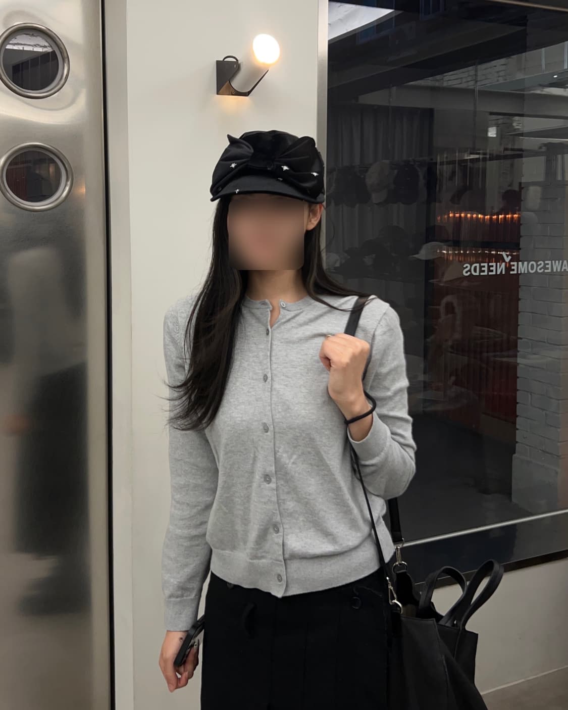 어썸니즈 BELLBOY CAP_RIBBON_VELVET 상품이미지1