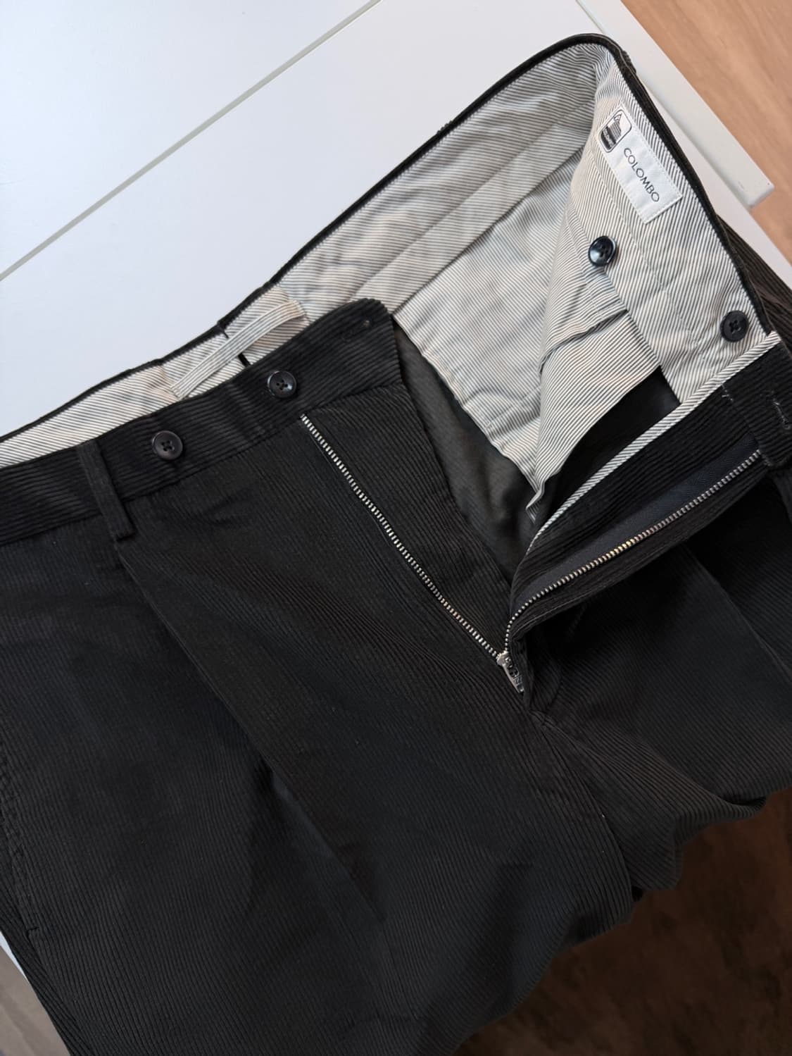 콜롬보 캐시미어 블렌드 코듀로이 팬츠  상품이미지6