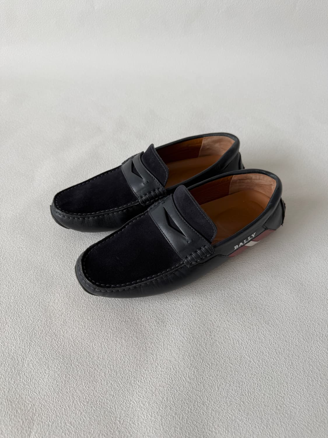 [US7.5]발리(BALLY) 드라이빙 슈즈(NAVY, ITALY) 상품이미지3