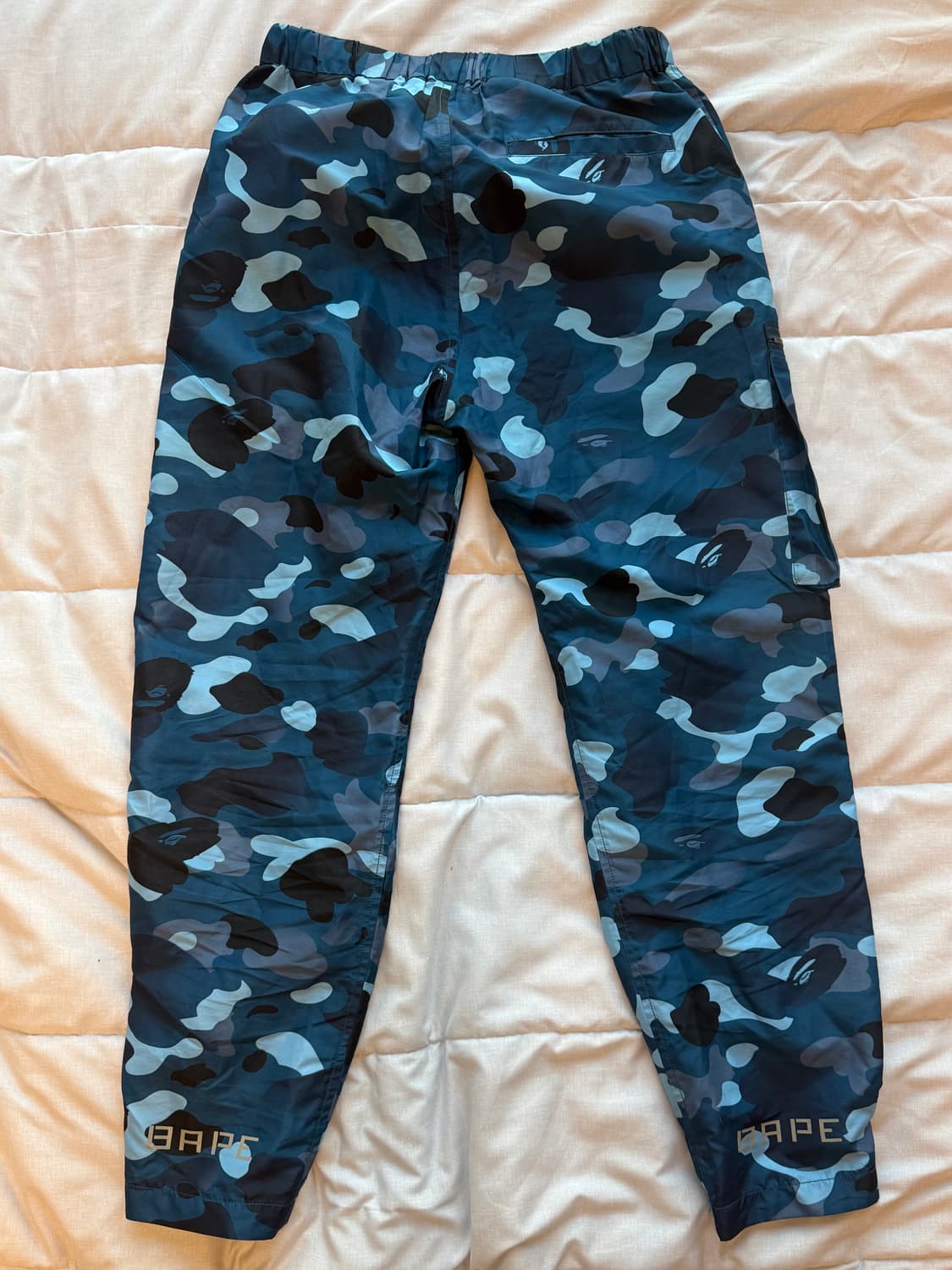 Bape 나일론 블루카모 팬츠[M size] 상품이미지2