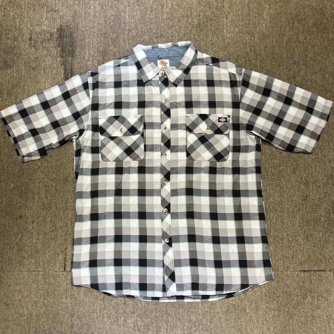 (2XL) Dickies 디키즈 체크 반팔 셔츠 상품이미지7