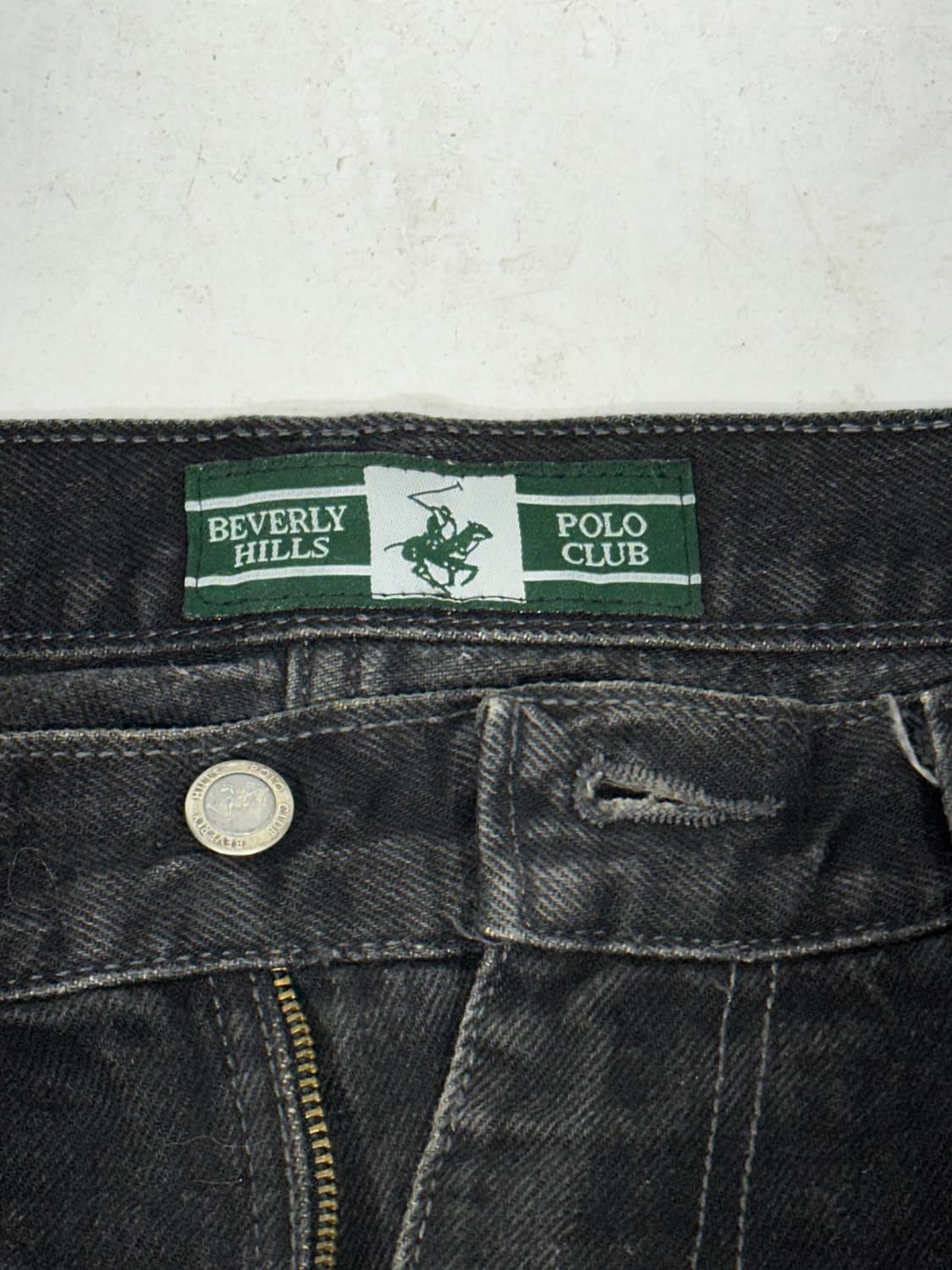 90s polo club 훅청 대대장 와이드 카펜터 워크 팬츠 청바지 상품이미지7