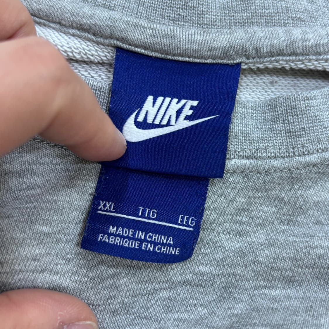 XXL 나이키 스몰로고 맨투맨 티셔츠 0423E 상품이미지3