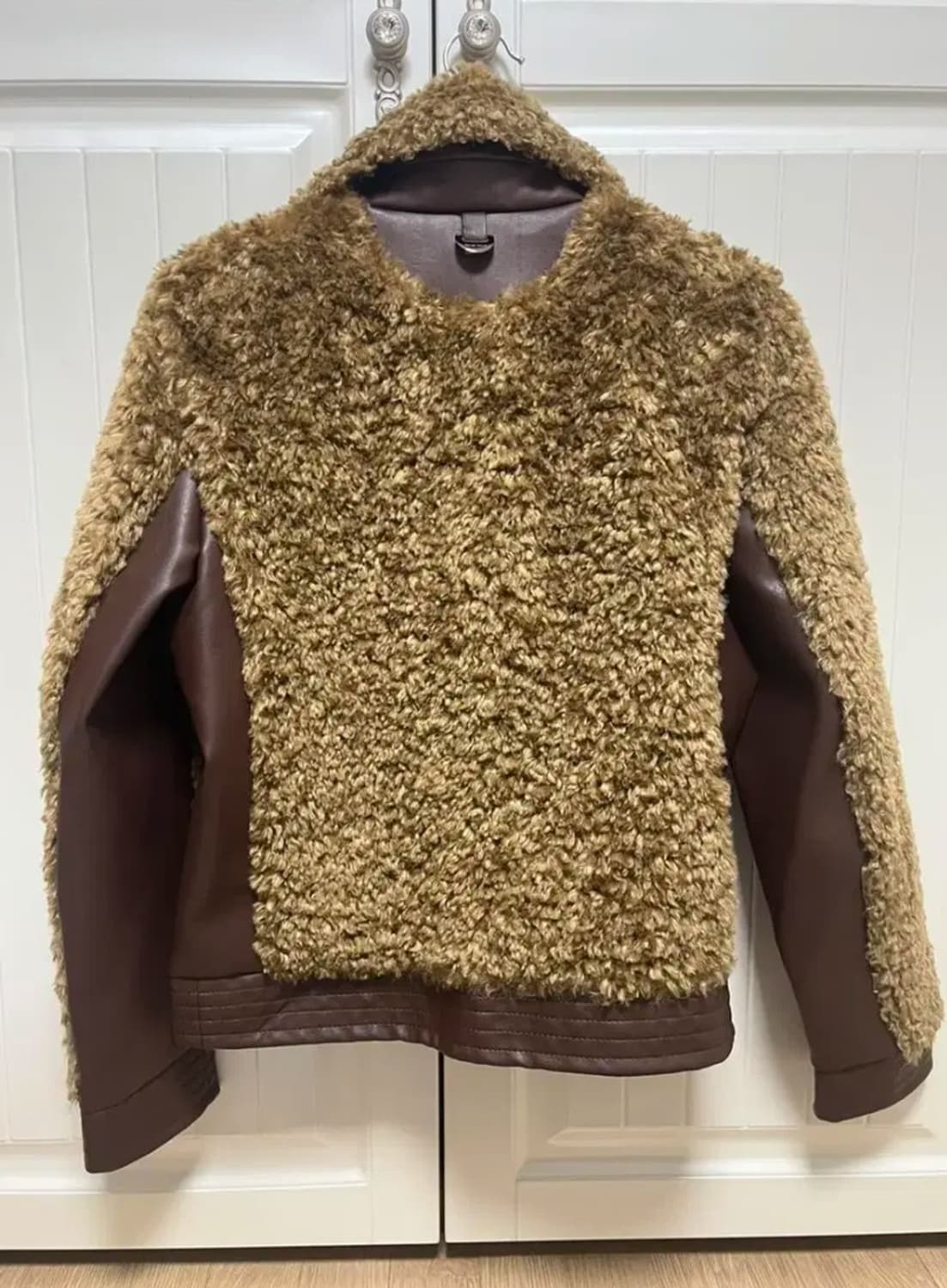 더오픈프로덕트 시어링 바이커 점퍼 상품이미지3