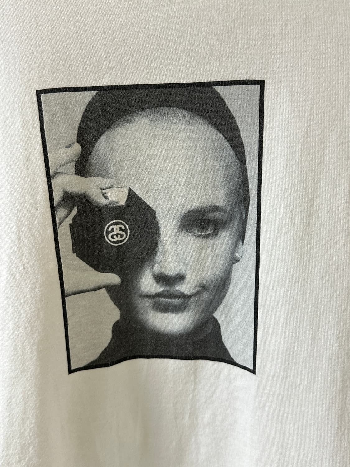 stussy 19ss 샤넬 캠페인 칼 라거펠트 티셔츠 상품이미지5