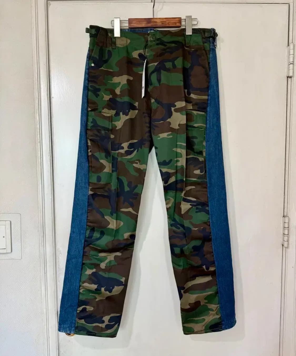 BLESS  카무플라주 투톤 데님팬츠 상품이미지2