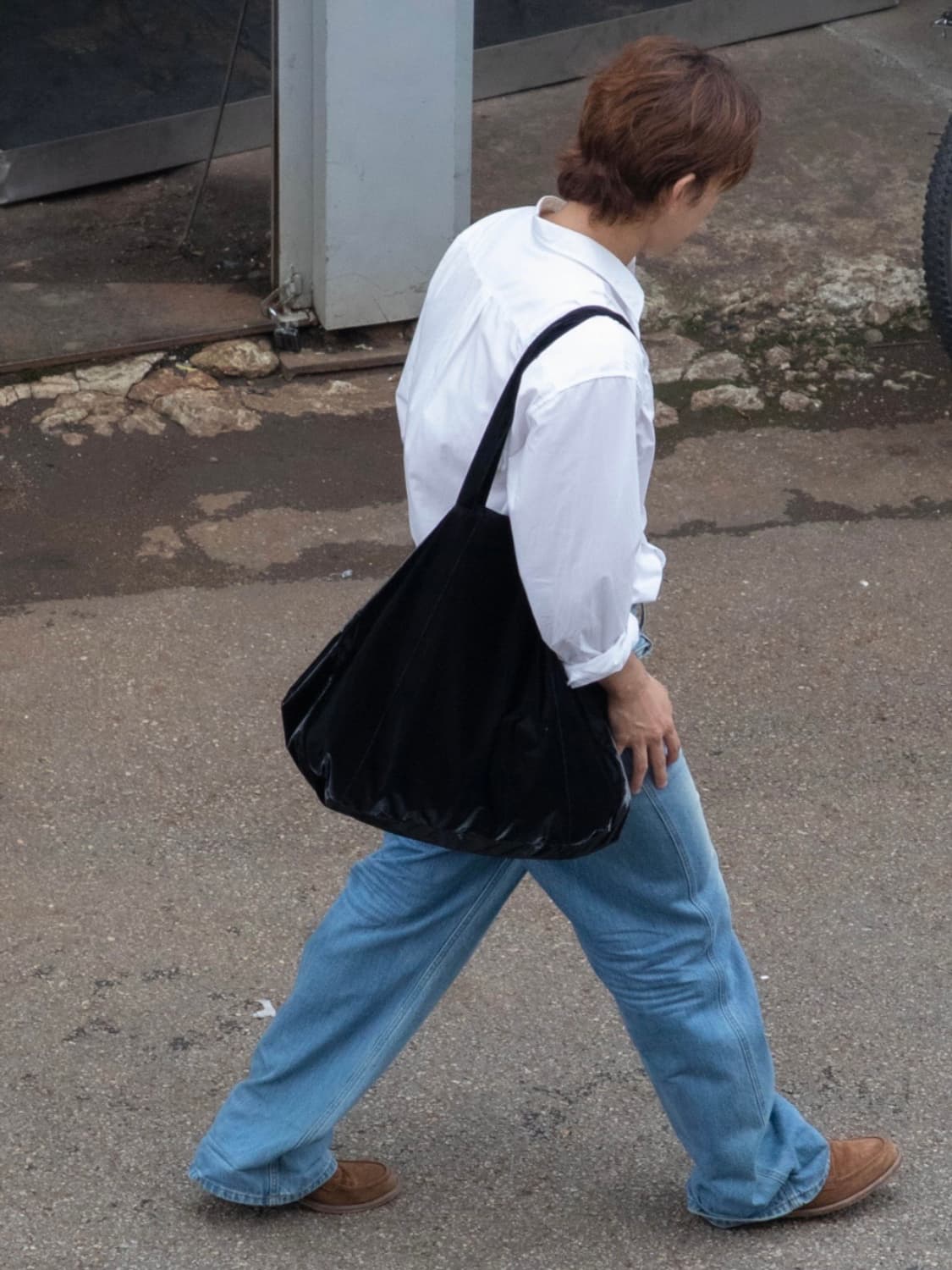 (How about ootd) 하 아카이브 커버 숄더백 블랙 상품이미지1