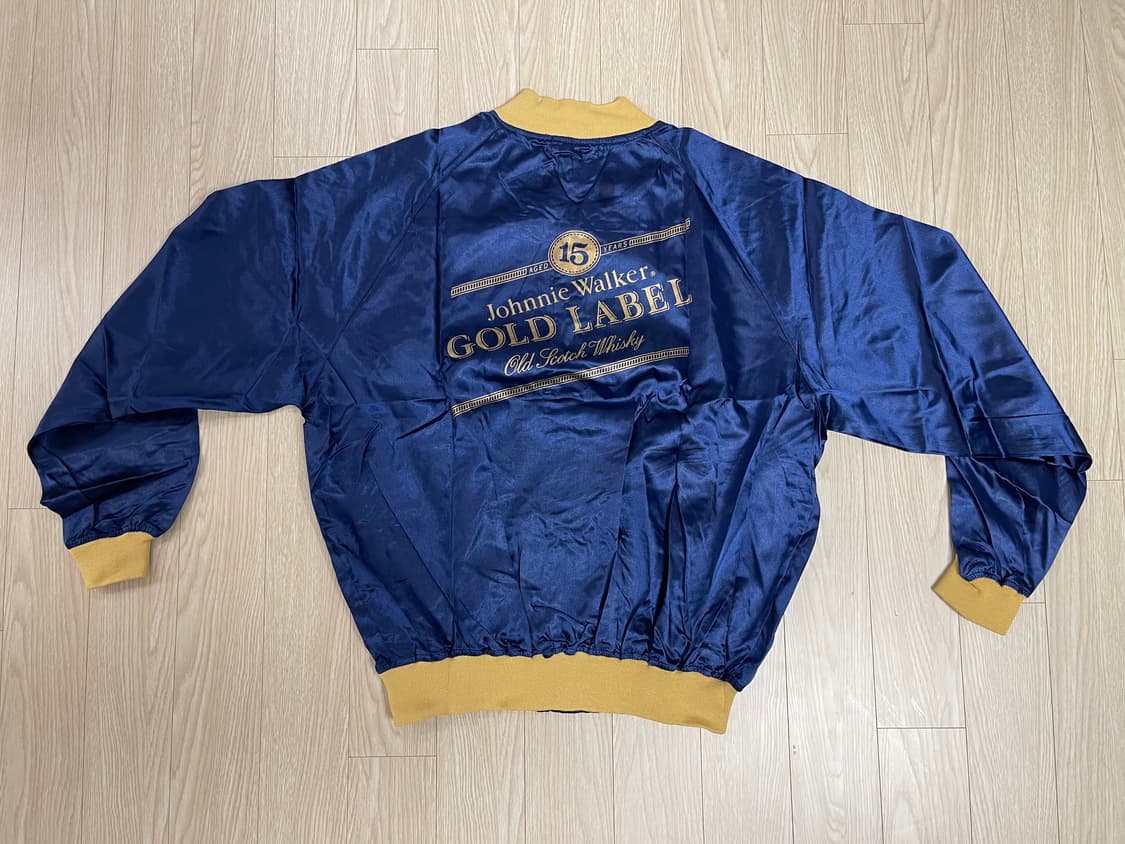 조니워커 골드라벨 위스키 블루종 자켓 빈티지 90s 상품이미지4