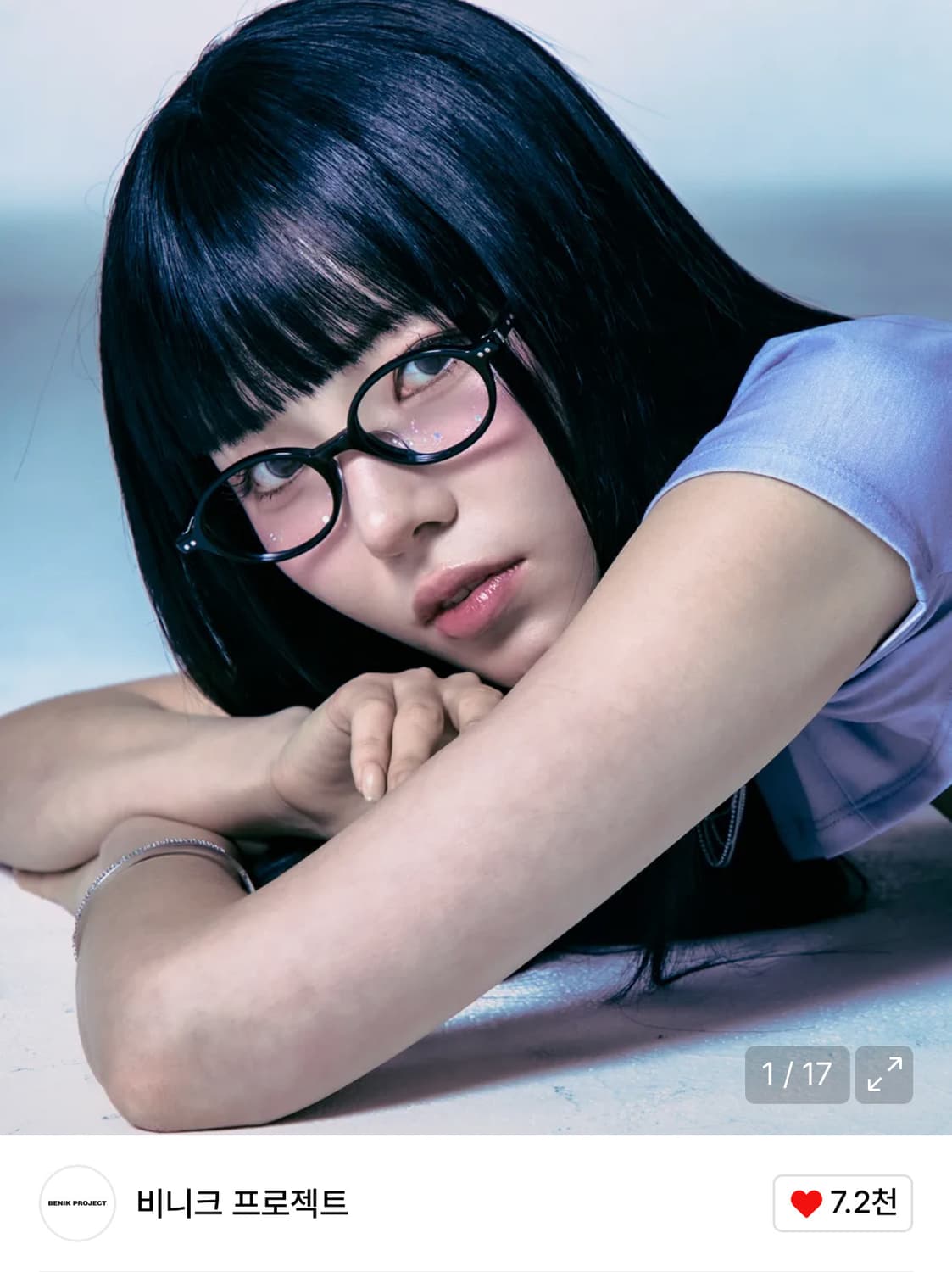 새상품) 비니크 프로젝트 안경 블랙 MEW C1 BLACK 상품이미지3