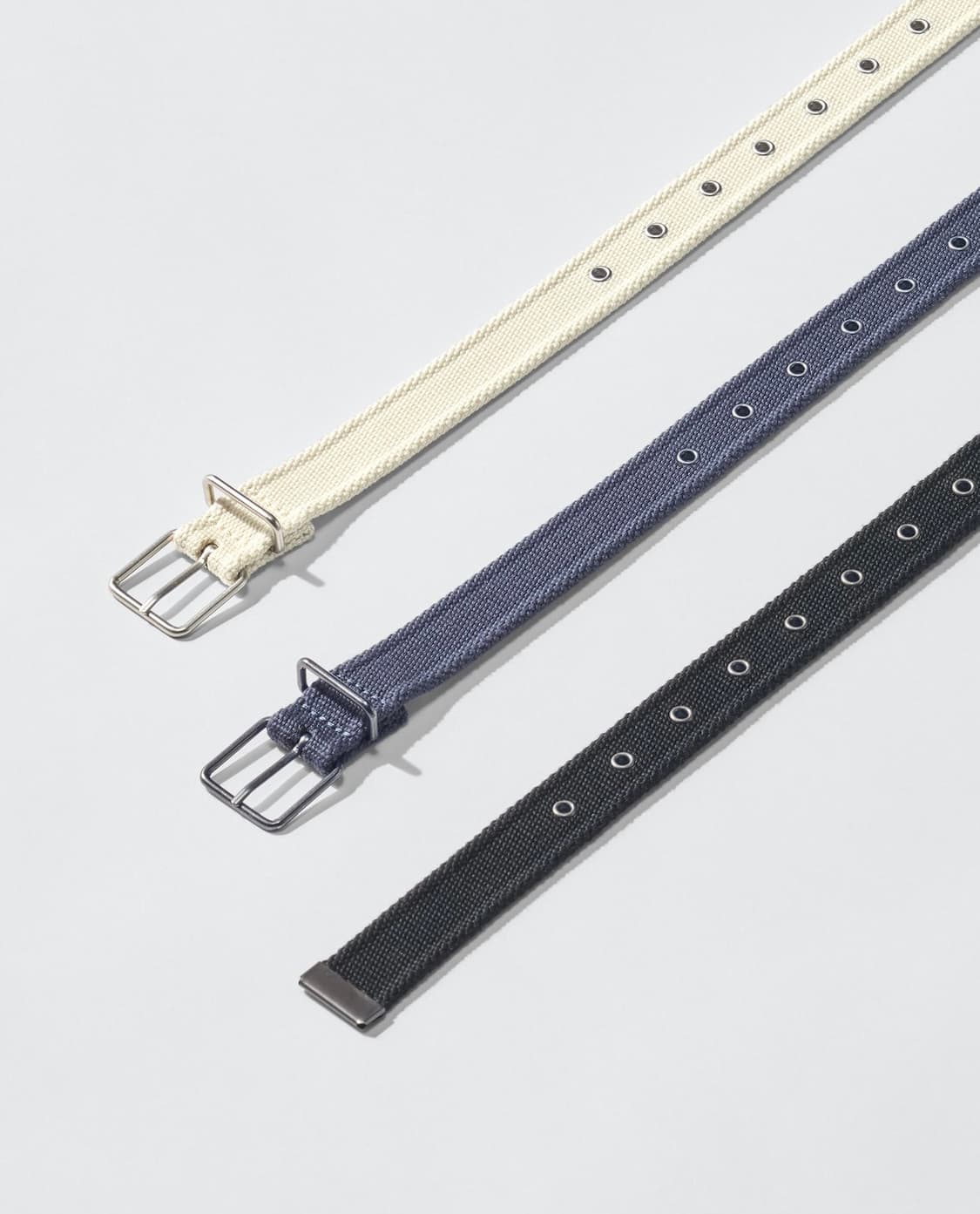 [M,L] 유니클로 U 테이프벨트 블랙, 블루, 화이트 상품이미지1