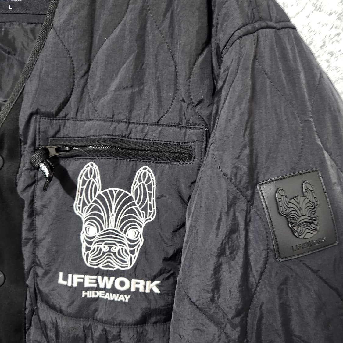 J191 [L] 라이프워크 오버핏 퀼팅 자켓 점퍼

 상품이미지2