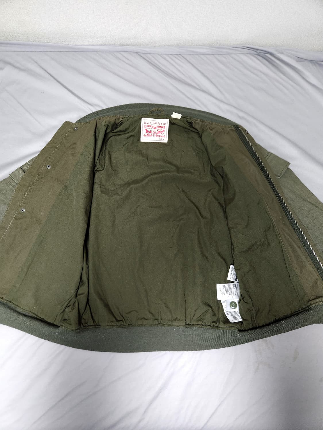 리바이스 코튼 항공 점퍼 자켓 M 상품이미지3