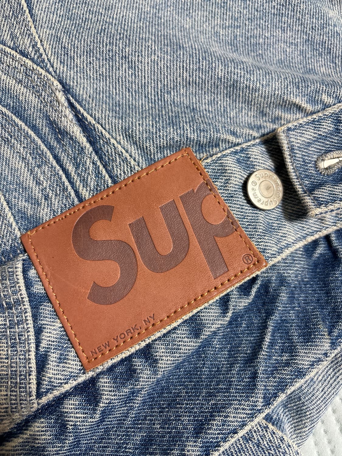 [L] 슈프림 24ss S로고 데님자켓 데님트러커 상품이미지4