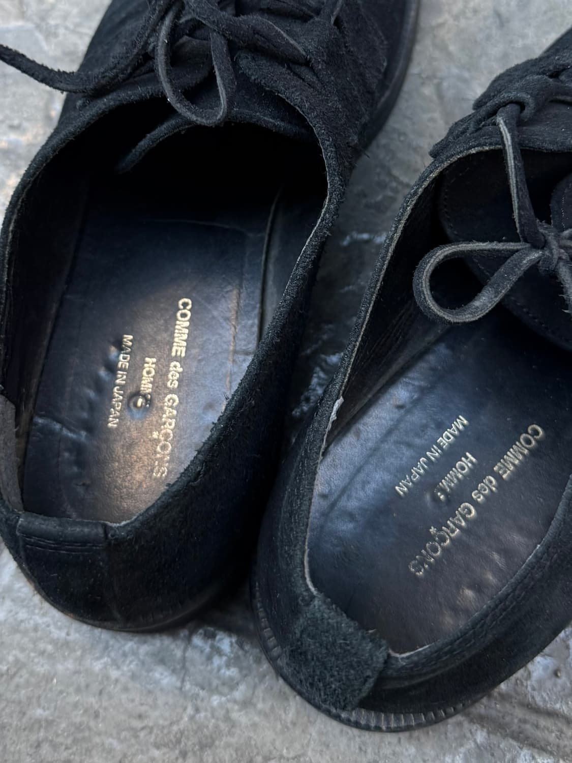 꼼데가르송 옴므 밀리터리 스웨이드 더비 슈즈 상품이미지5