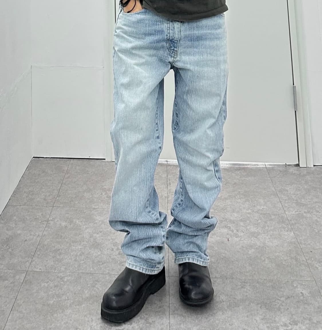 Vintage sagging denim pants 상품이미지2