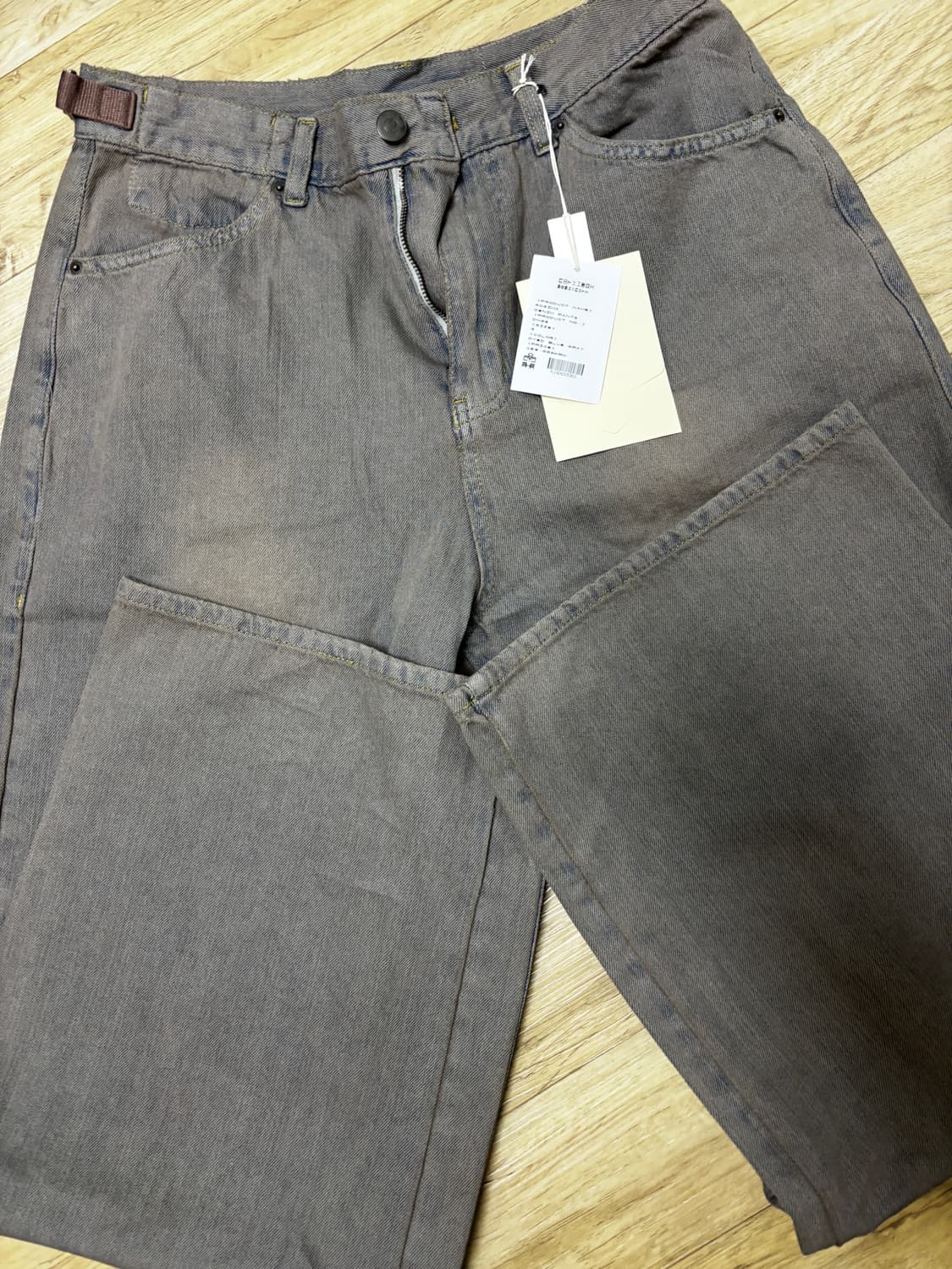 (3)폴리테루 고시마 데님 다이드 블루그레이 상품이미지2