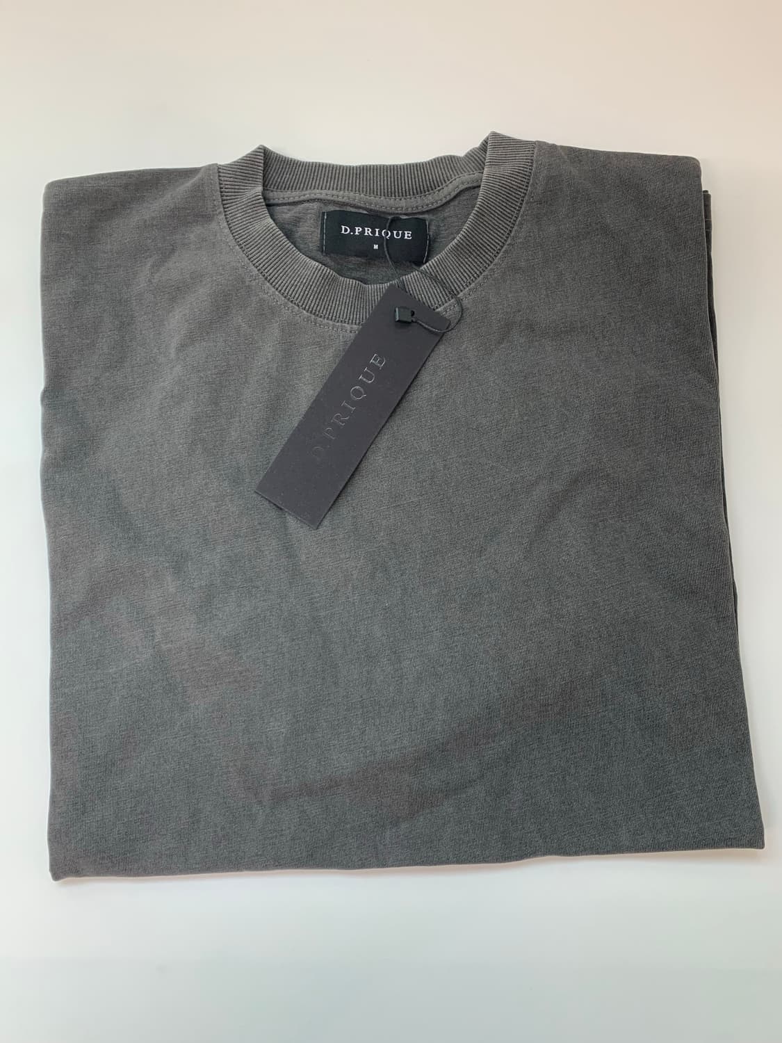 CLASSIC COTTON T-SHIRTS / WASHED BLACK 상품이미지1