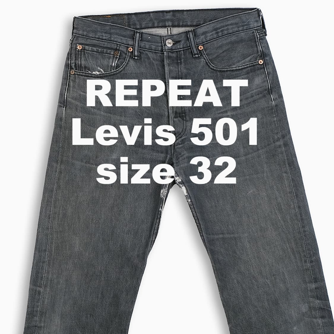 빈티지 리바이스 501xx 흑청 32 인치 LV50133478 상품이미지1