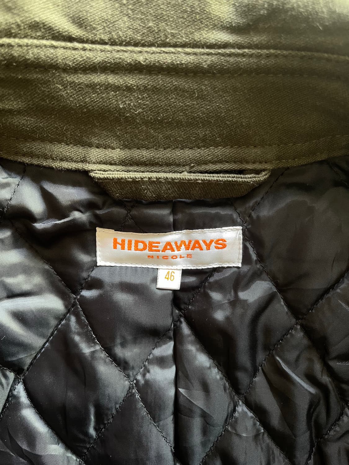 HIDE AWAYS NICOLE 올리브 밀리터리 자켓 M 상품이미지4