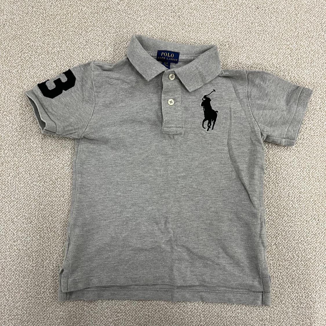 4 폴로랄프로렌 키즈 카라 반팔 티셔츠 0203M1 상품이미지1