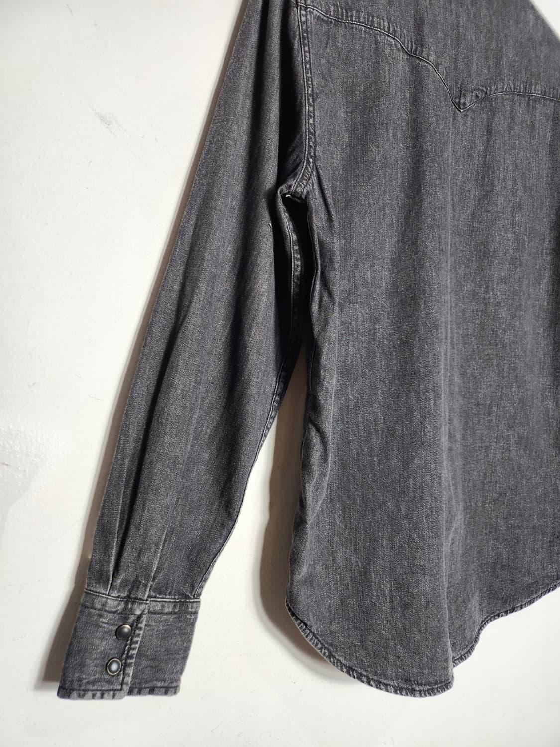 S 리바이스 흑청 웨스턴 셔츠 상품이미지5