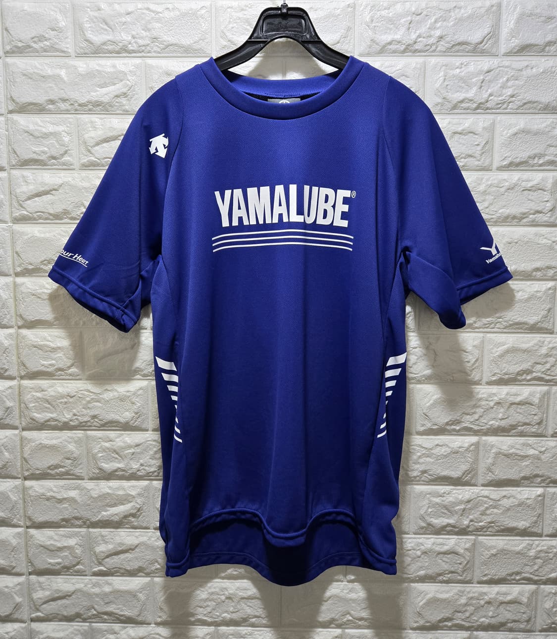 거의새것/ 데상트 야마하 야마루브 레이싱 기능성 반팔티 105~110 상품이미지1