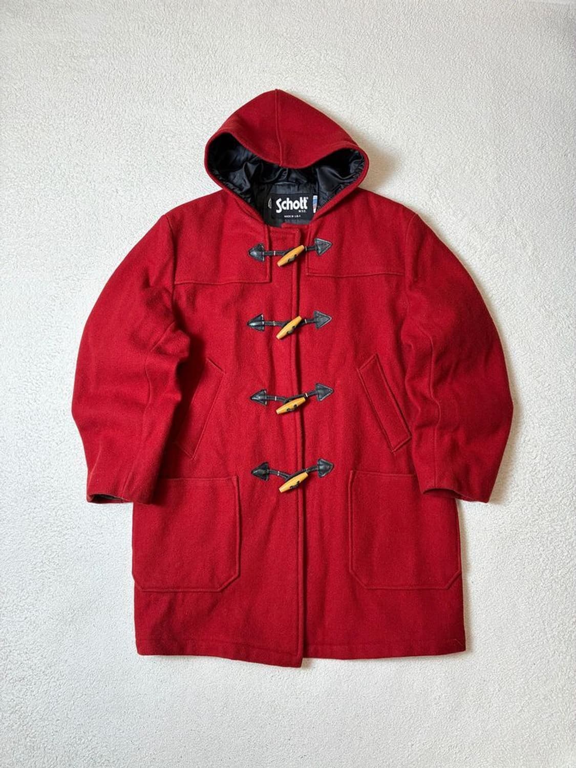 쇼트 SCHOTT USA 아메카지 더플 후디 코트 PN7854 상품이미지1