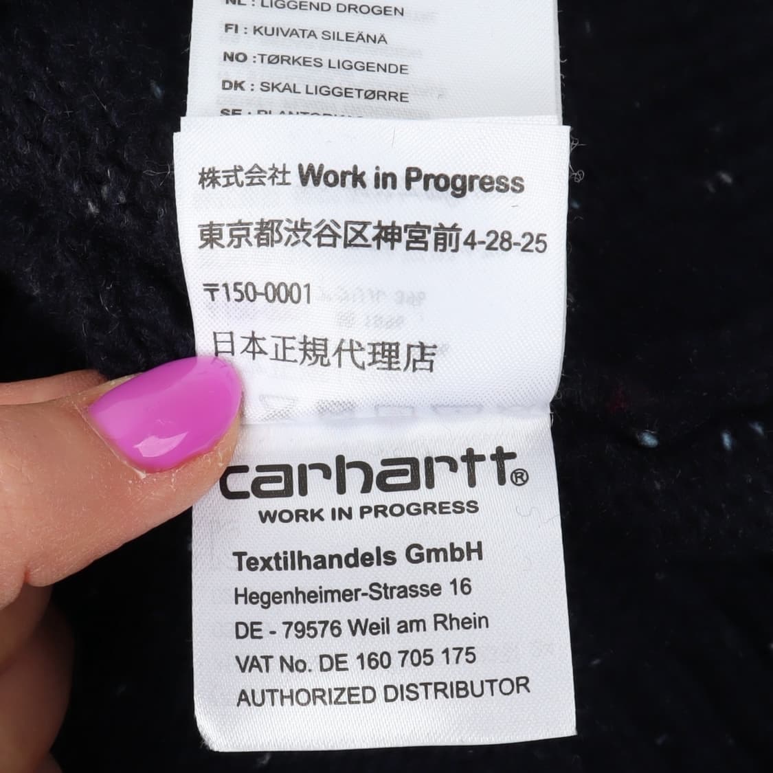 칼하트 anglistic 다크네이비 스웨터 니트 상품이미지10